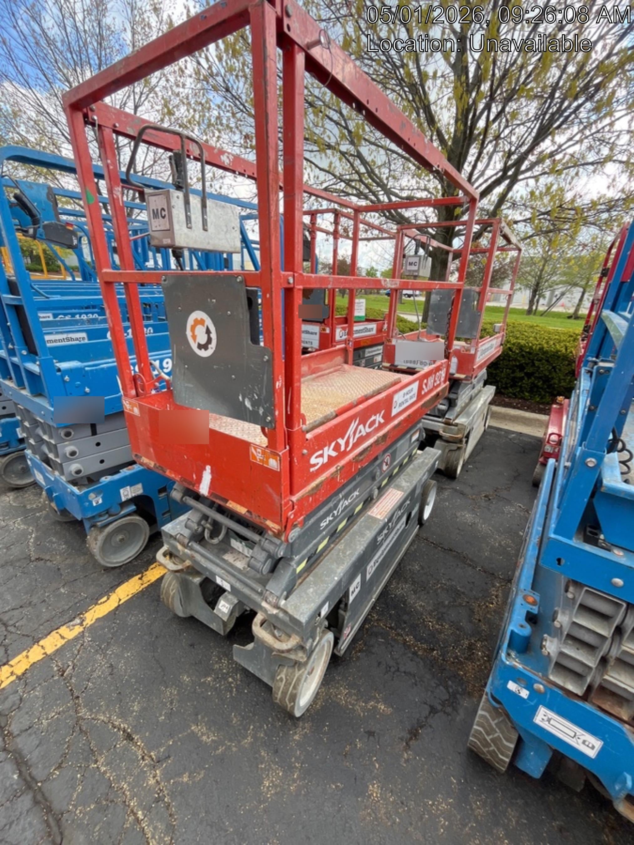 2016 Skyjack SJIII-3219 Standard Rental Specs