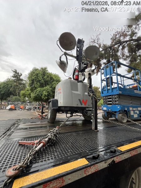 2019 Wacker Neuson LTV6L-MH Wacker Neuson LTV6L Mobile Light Tower w/Fuel Level Sensor Installed