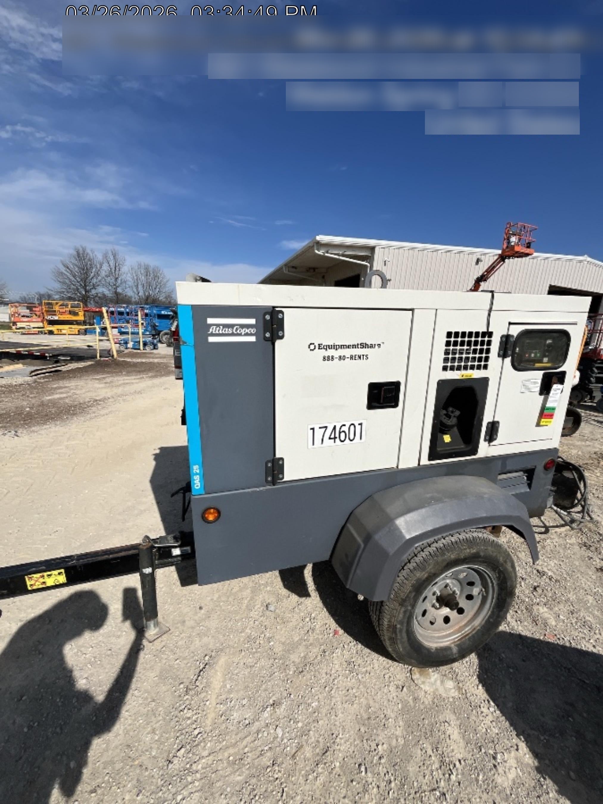 2021 ATLAS COPCO QAS25 CWK