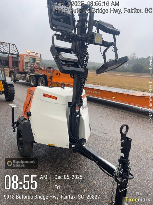 2024 Generac MLT6SKDS-STD4 ELEC WINCH Diesel, Electric Winch Mast, Powerzone Controller, (4) 320W LED Lights, 4kW Generator, 39.9 Gal Fuel Tank, 2" Ball, T3