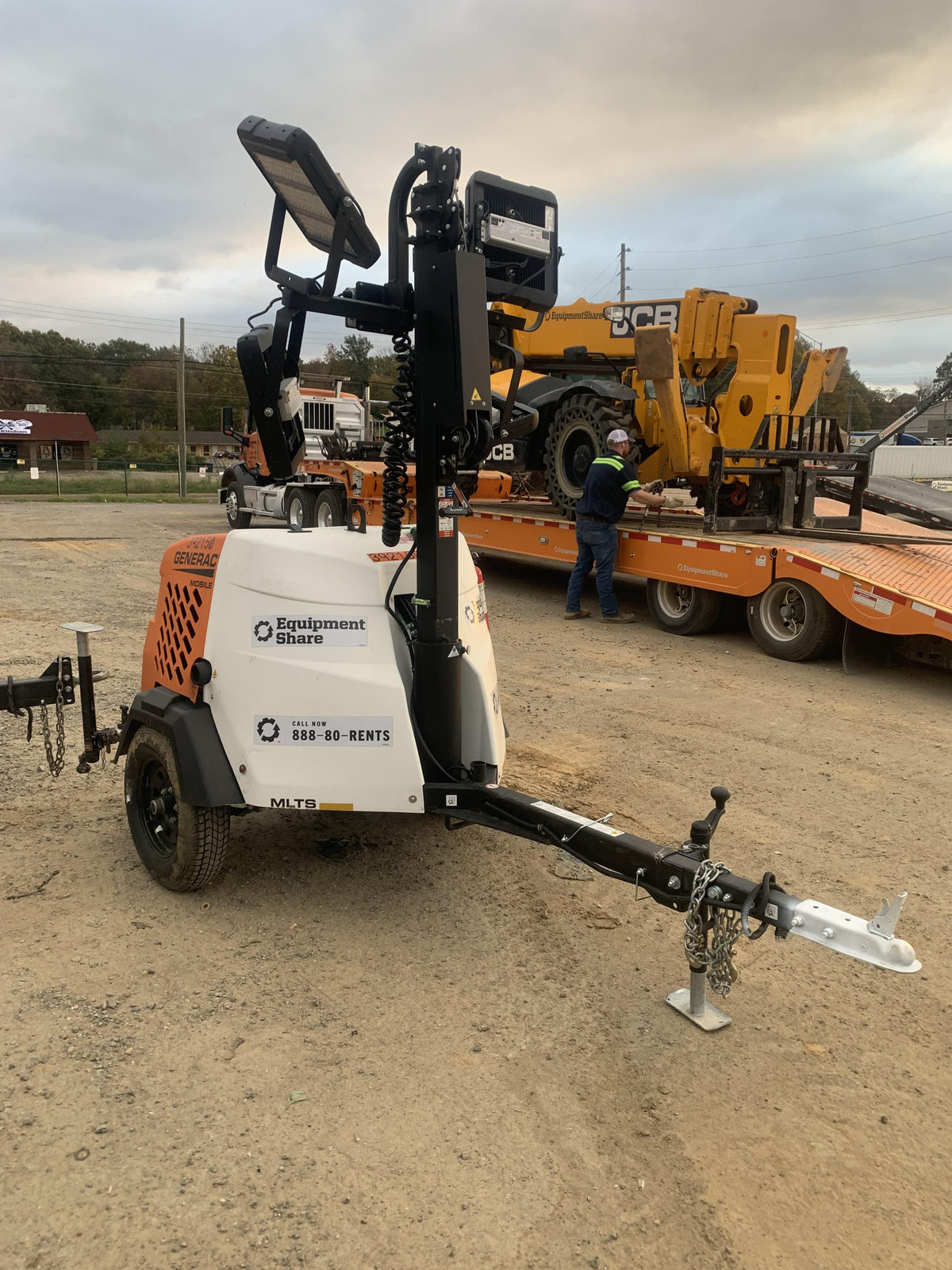 2024 Generac MLT2 Diesel, Flex Switch 120V Input, Powerzone Controller, 
(4) 320W LED Lights, 4kW Generator, 39.9 Gal Fuel Tank, 2" Ball, T3