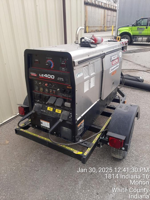 2024 Lincoln Electric LE400 Kubota V1505, Trlr, Cable Rack, Light Kit, ES Decals, T3