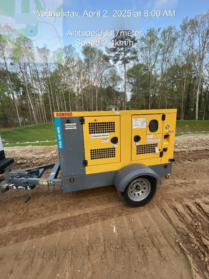 2020 ATLAS COPCO PAS 100 HF CS Enclosed
