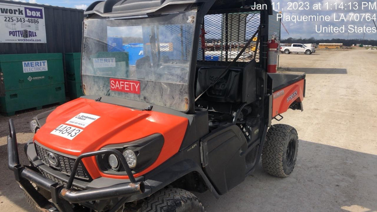 2019 Kubota RTV-XG850WL-H 4wd Utility Cart, Gas, 2 Seat, LED Strobe, Windshield Tempered Glass, Plastic Canopy, Wire Harness Kit, Backup Alarm