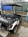 2022 Ez-Go VALOR 4 GAS EFI, PLATINUM, 
REAR SEAT KIT, ROOF, SPLIT TINTED WINDSHIELD