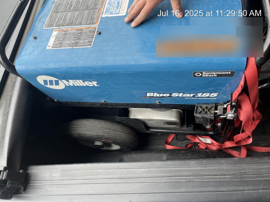 2023 Miller Electric Blue Star 185 Engine Driven Welder, Electric Start, 13 hp, Gas, 6,500 W Peak 907664