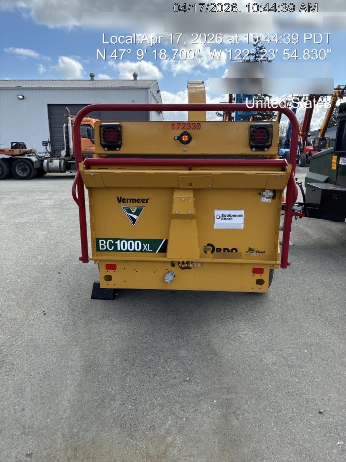 2021 VERMEER BC1000XL Gas