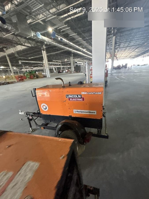 2021 Lincoln Electric Vantage 322 Vantage 322 Ready Pak 3 w/ Decals, ORANGE (includes trailer, cable rack, fender light kit) NO Telematics