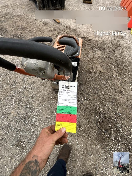 2023 Multiquip MVH158 Honda GX200, 17" Plate, Gas