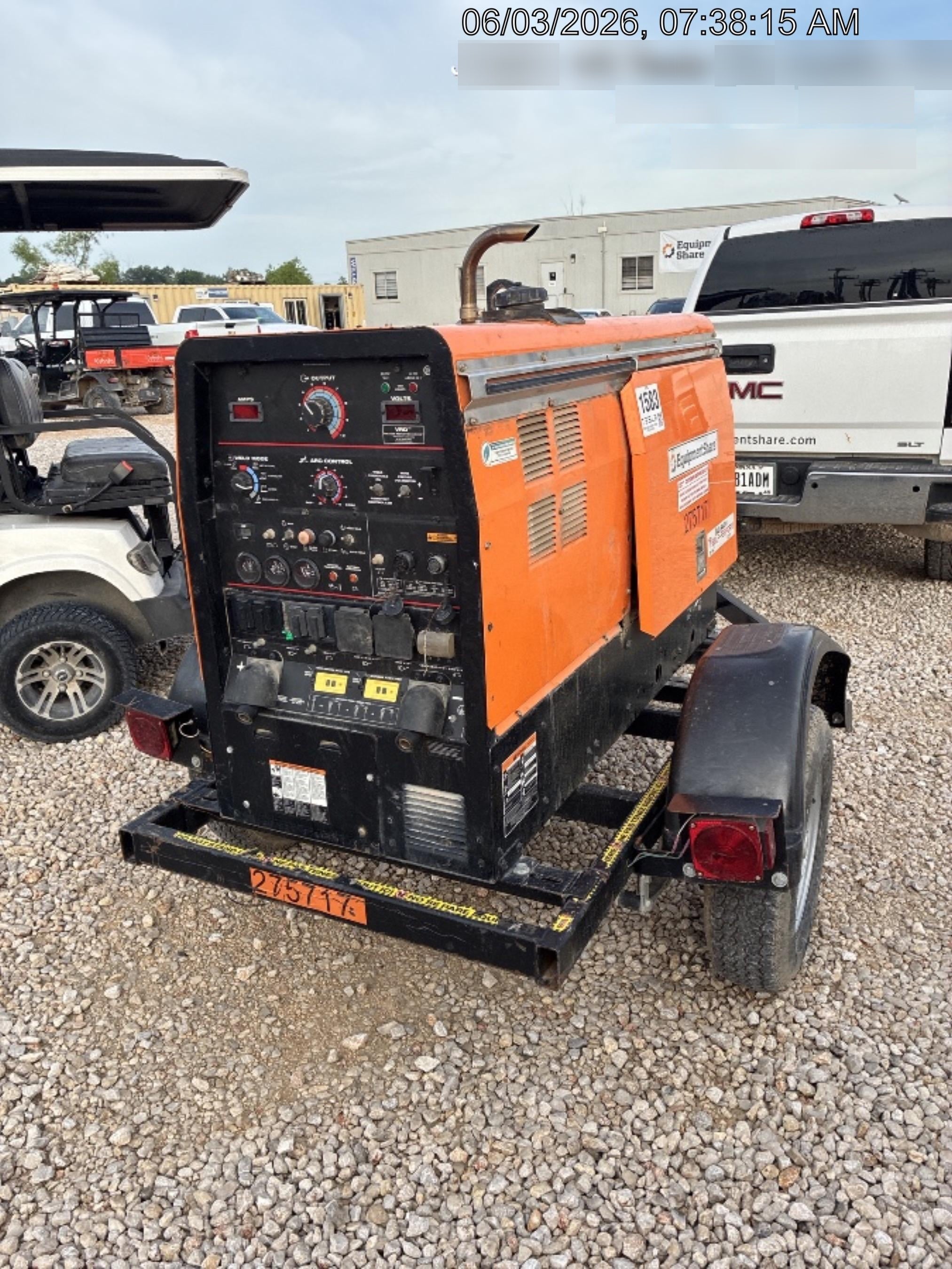 2022 Lincoln Electric LE400 Kubota V1505, Trlr, Cable Rack, Light Kit, ES Decals, T3
