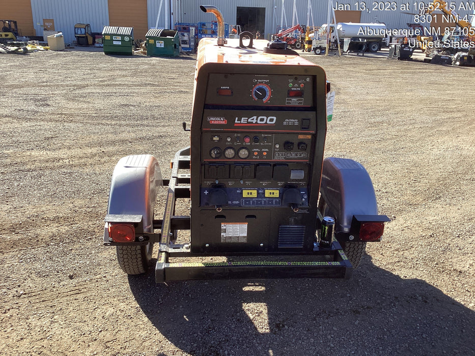 2022 Lincoln Electric LE400 Kubota V1505, Trlr, Cable Rack, Light Kit, ES Decals, T3