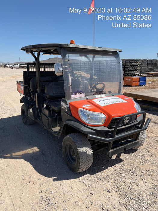 2022 Kubota RTV-X1140W-H Plastic Canopy, Windshield Acrylic Clear, LED Strobe Light, Wire Harness Kit, Back up Alarm