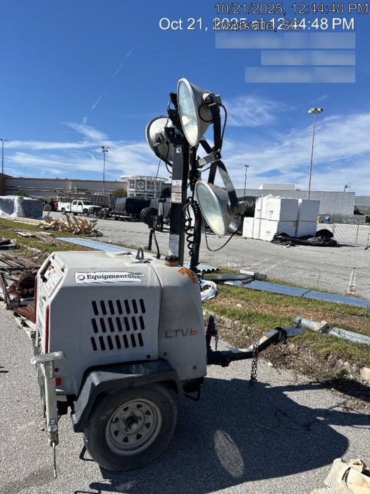 2018 Wacker Neuson LTV6K-MH Wacker Neuson LTV6K Mobile Light Tower w/Fuel Level Sensor Installed