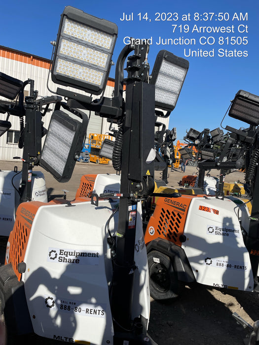 2023 Generac MLT2 Diesel, Flex Switch 120V Input, Powerzone Controller, (4) 320W LED Lights, 4kW Generator, 39.9 Gal Fuel Tank, 2" Ball, T3