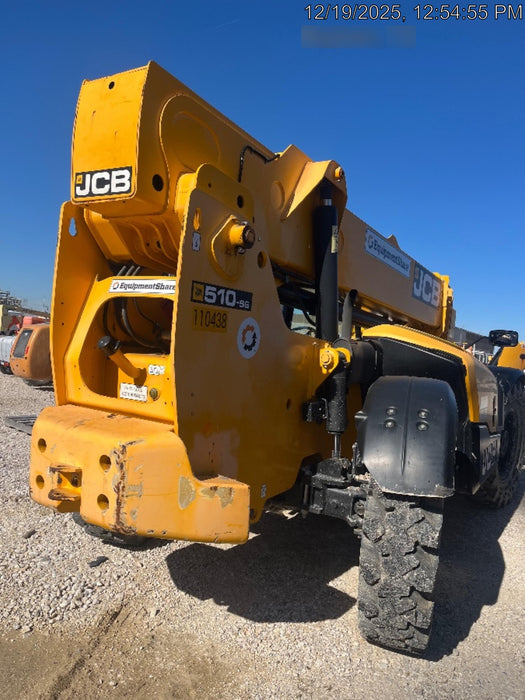 2020 JCB 510-56 Canopy, Solid Tires, Work Lights, Beacon, Aux Hydraulics, Back up Alarm, Lifting Eye, ES Decals