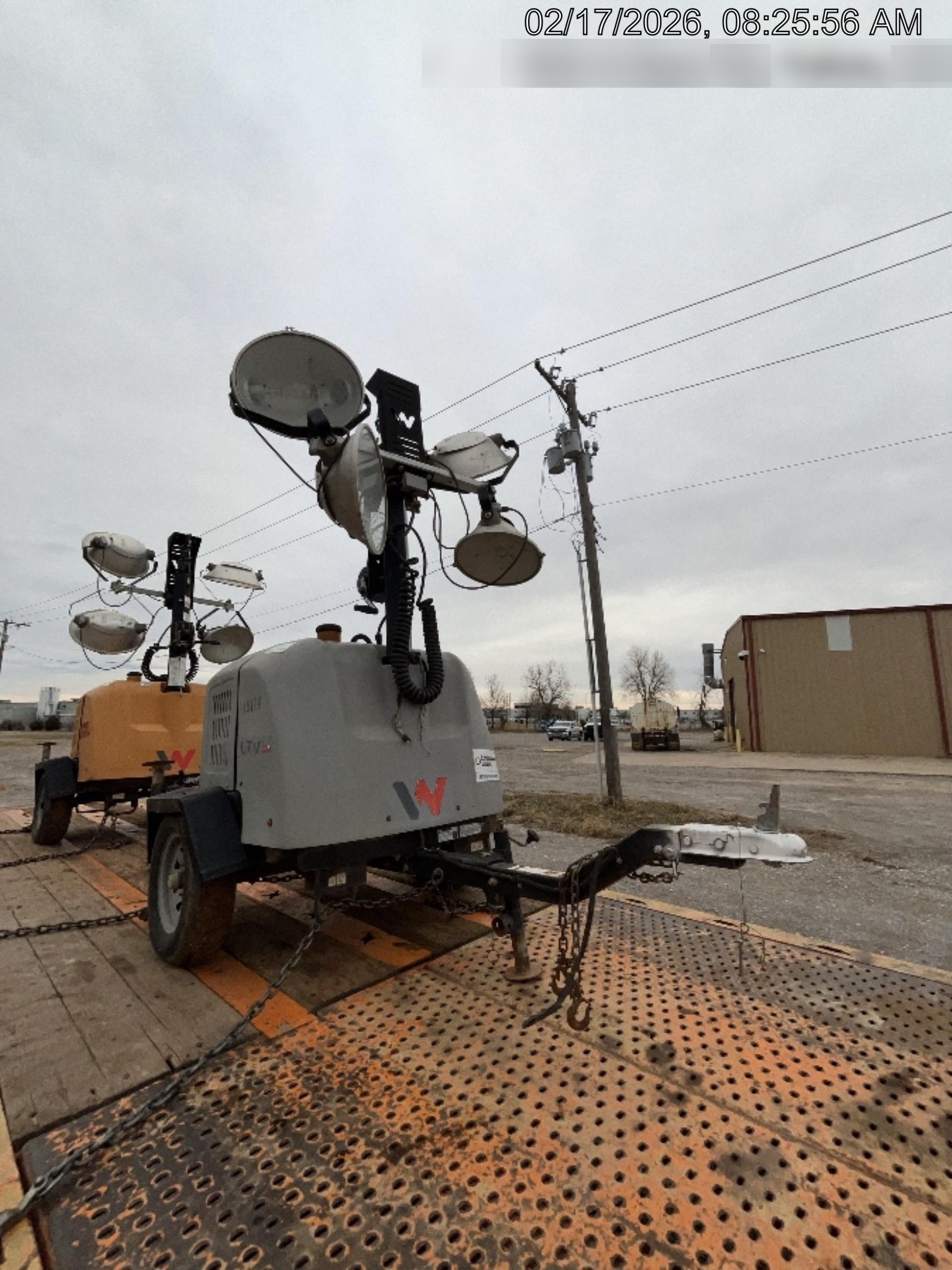 2018 Wacker Neuson LTV6L-MH Wacker Neuson LTV6L Mobile Light Tower w/Fuel Level Sensor Installed