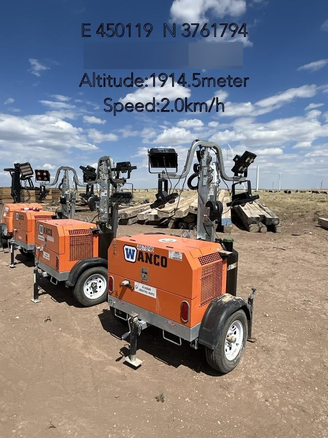 2024 Wanco WLTT-4MM4K Diesel, Deep Sea Controller, Shore Power Plug, Auto Start, (4) 350W LED Floodlights, 4kW Generator, 60 Gal Fuel Tank, 2" Ball, T3