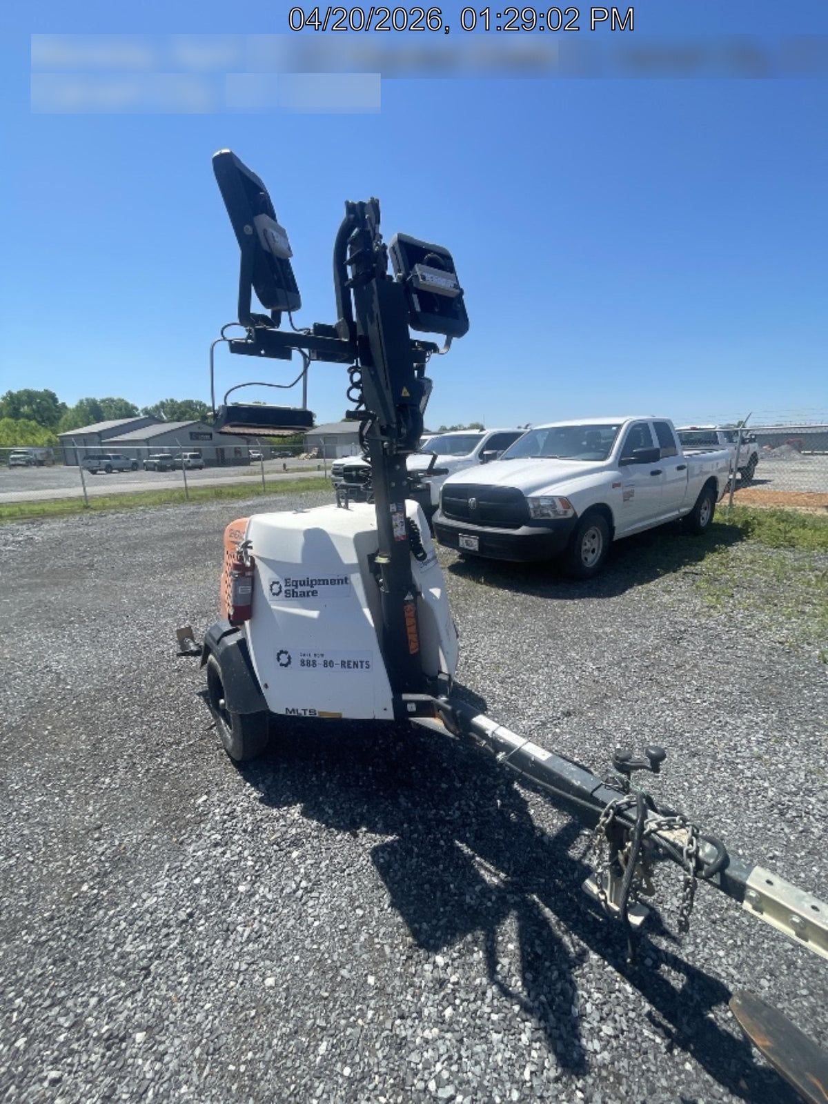 2023 Generac MLT2 Diesel, Flex Switch 120V Input, Powerzone Controller, 
(4) 320W LED Lights, 4kW Generator, 39.9 Gal Fuel Tank, 2" Ball, T3