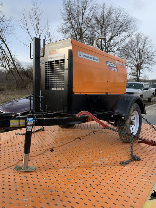 2021 Lincoln Electric Vantage 322 Vantage 322 Ready Pak 3 w/ Decals, ORANGE (includes trailer, cable rack, fender light kit) NO Telematics