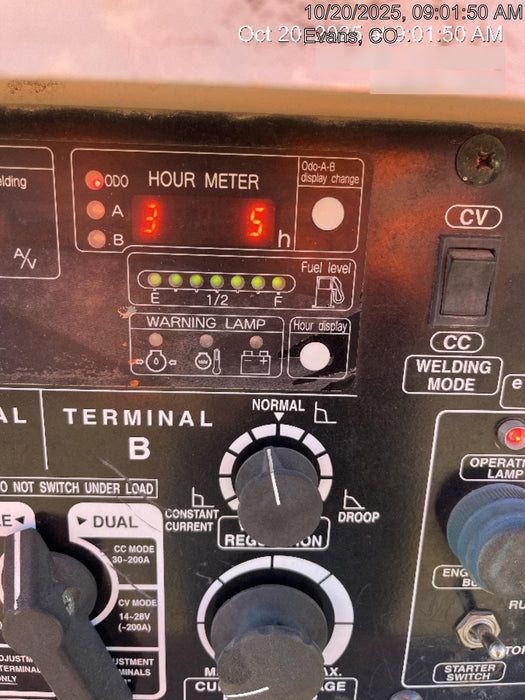 2020 Multiquip DLW400ESA4 400 amp Welder, 14kW, 120/240V, T4F Kubota, Trailer