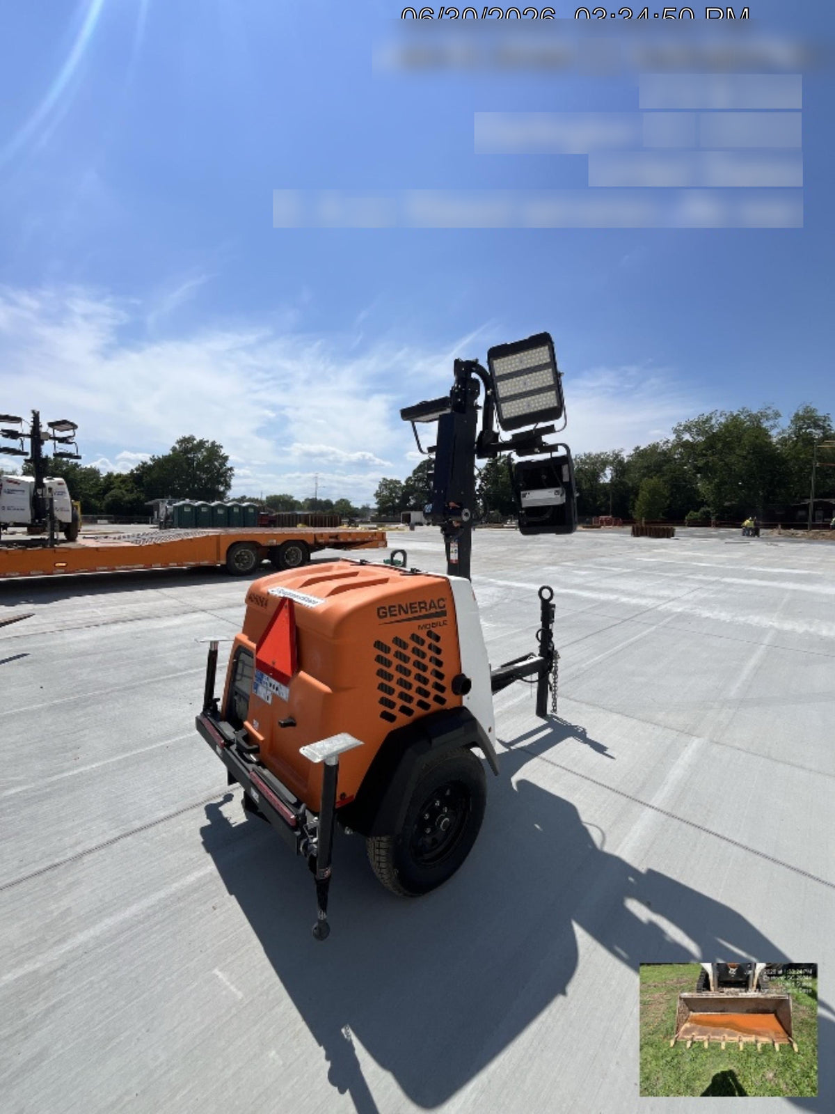 2024 Generac MLT6SKDS-STD4 ELEC WINCH Diesel, Electric Winch Mast, Powerzone Controller, (4) 320W LED Lights, 4kW Generator, 39.9 Gal Fuel Tank, 2" Ball, T3