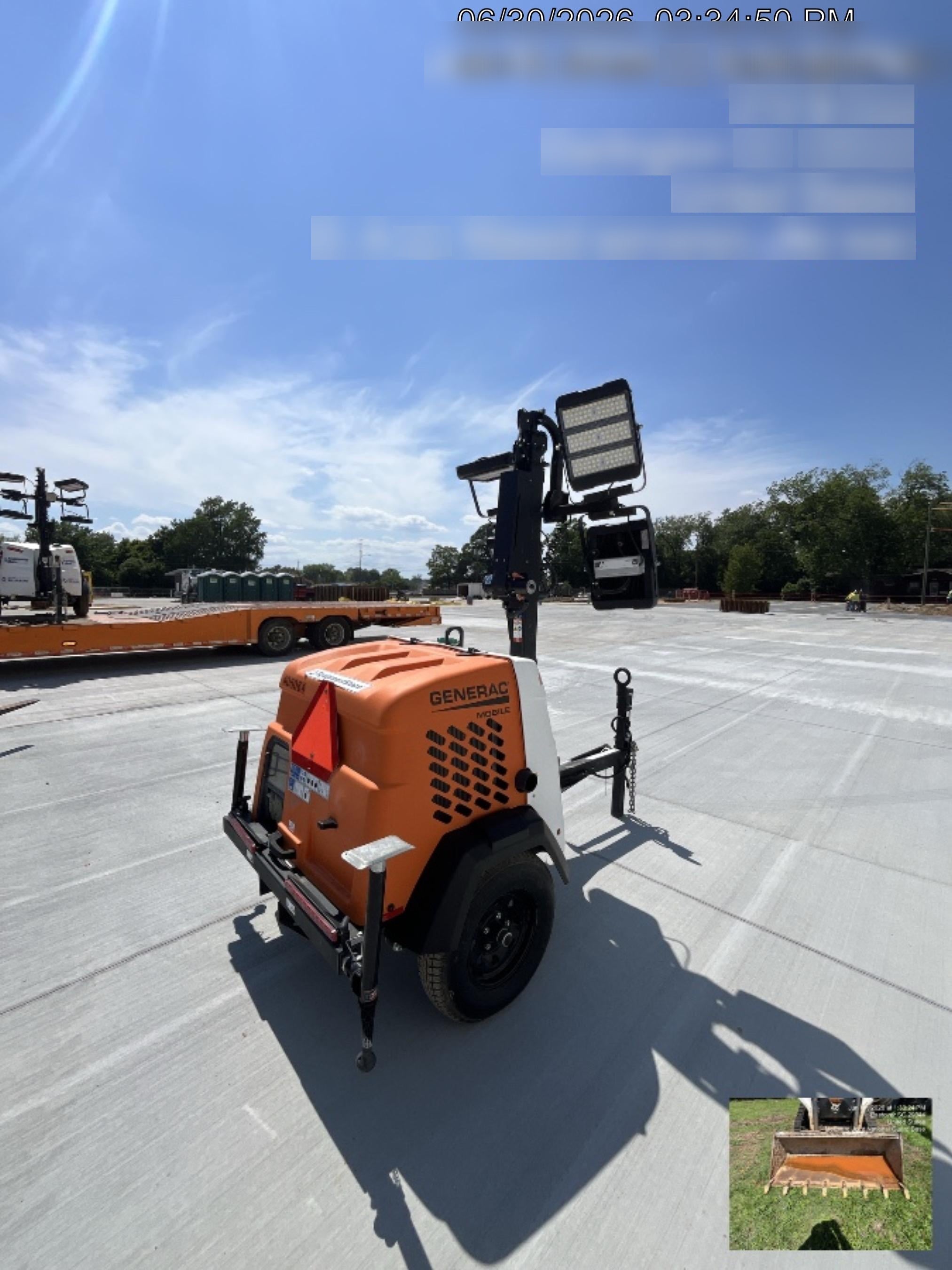 2024 Generac MLT6SKDS-STD4 ELEC WINCH Diesel, Electric Winch Mast, Powerzone Controller, (4) 320W LED Lights, 4kW Generator, 39.9 Gal Fuel Tank, 2" Ball, T3