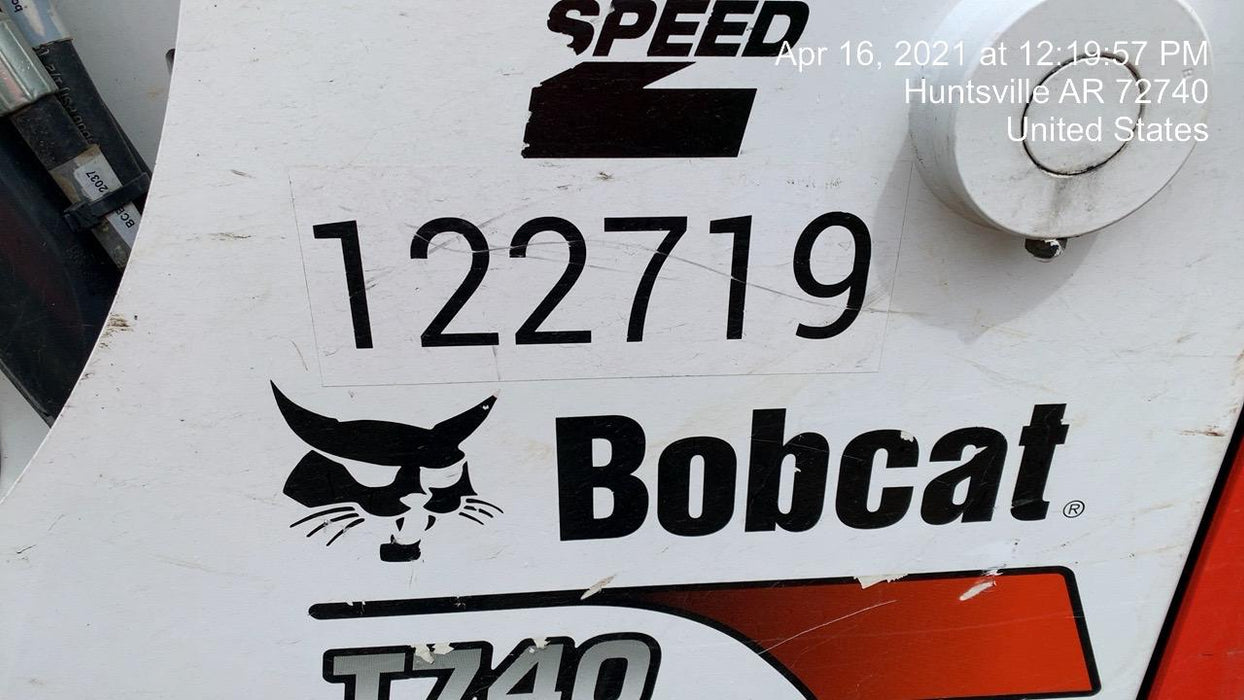 2020 Bobcat T740 74Hp T4, Cab/Heat/Air, Selectable Joystick Controls, Aux Hydraulics, Backup Alarm, P29 Performance Package, Rubber Tracks, Auto Ride Control, Reversing Fan, 7-Pin Attachment Control Kit