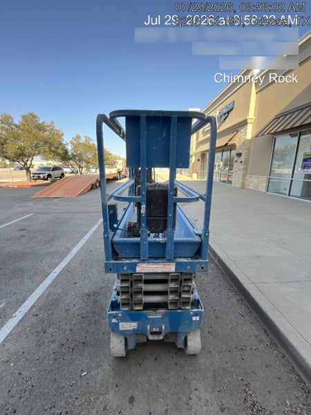 2019 Genie GS-1930 Fixed Rails with Chain Entry