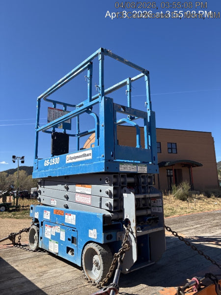 2020 Genie GS-1930 Solid Non Marking Tires, Beacon, Folding rails with half height swing gate