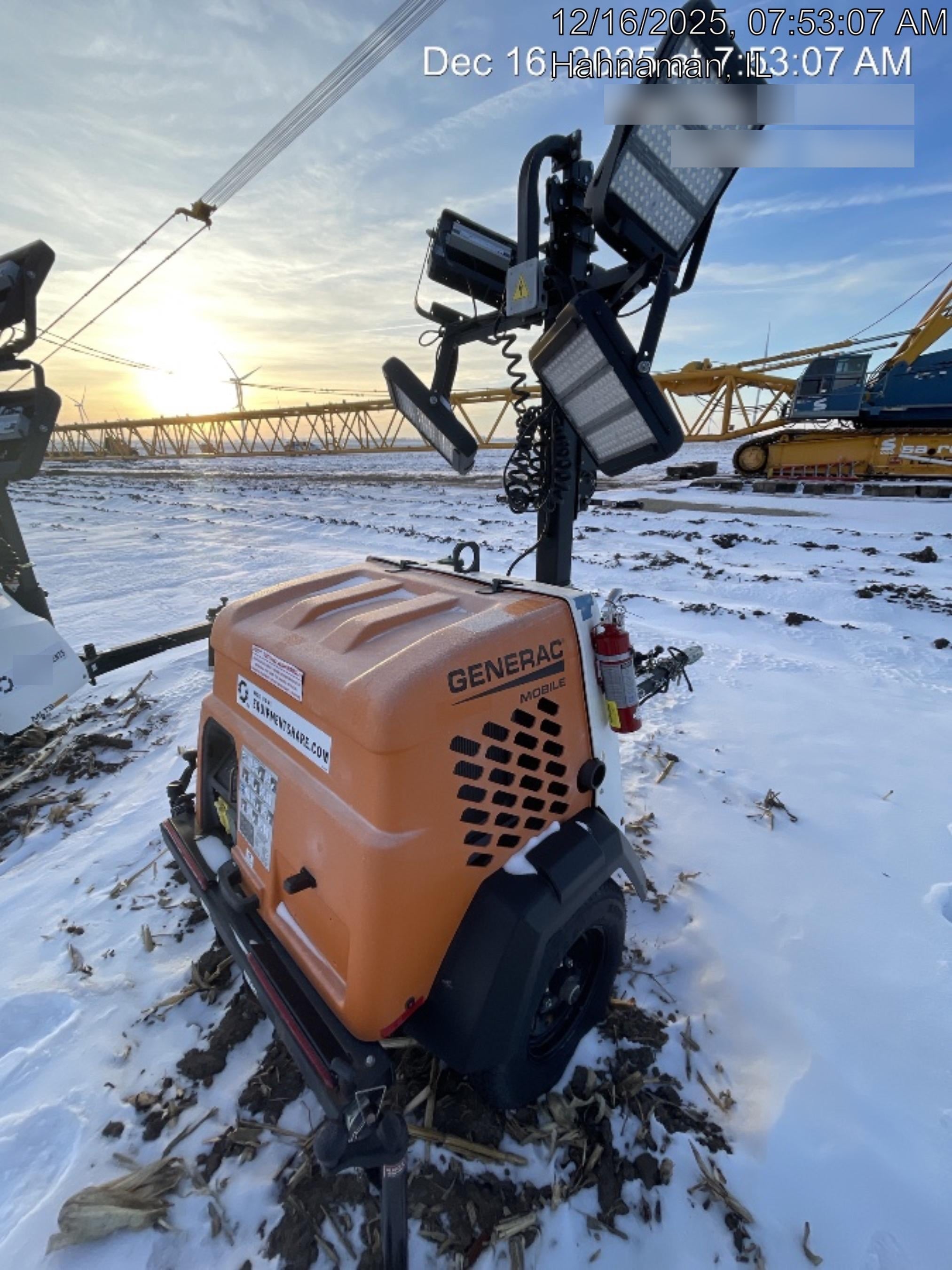 2023 Generac MLT2 Diesel, Flex Switch 120V Input, Powerzone Controller, (4) 320W LED Lights, 4kW Generator, 39.9 Gal Fuel Tank, 2" Ball, T3