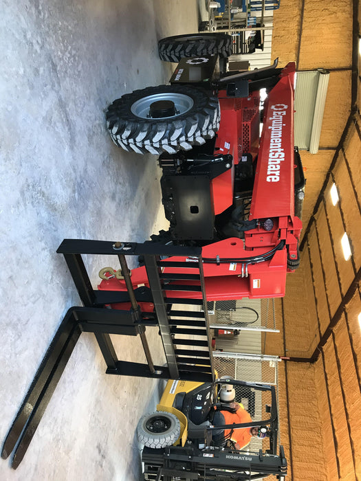 2020 Manitou MTA8044 74hp T4F, Cab/Heat/Air, Cab and Boom LED work lights, Auxiliary Hydraulics, Solid Tires, Amber strobe, Lift Hook w/66" Carriage, 60" Forks