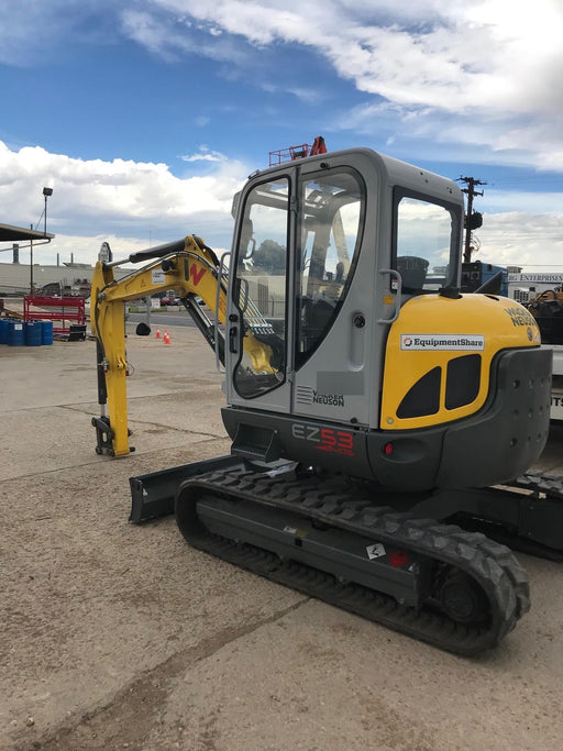 2019 Wacker Neuson EZ53 WACKER NEUSON EZ53 12K Excavator, TRK,LGD,CAB,PC