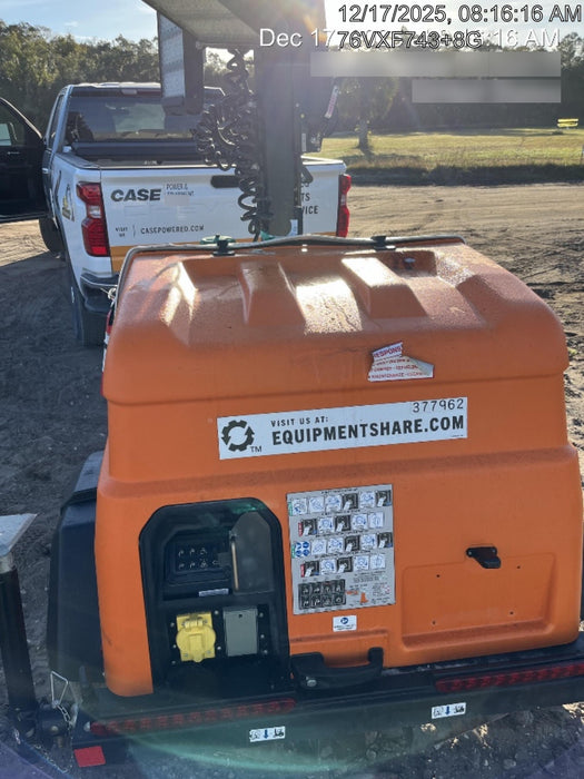 2023 Generac MLT2 Diesel, Flex Switch 120V Input, Powerzone Controller, 
(4) 320W LED Lights, 4kW Generator, 39.9 Gal Fuel Tank, 2" Ball, T3