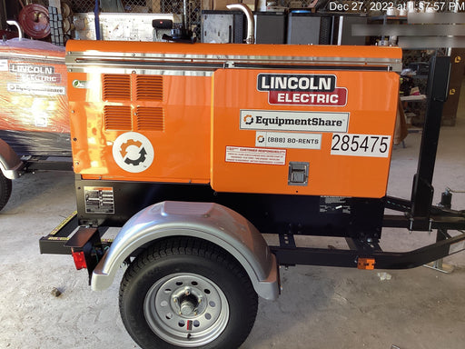 2022 Lincoln Electric LE400 Kubota V1505, Trlr, Cable Rack, Light Kit, ES Decals, T3