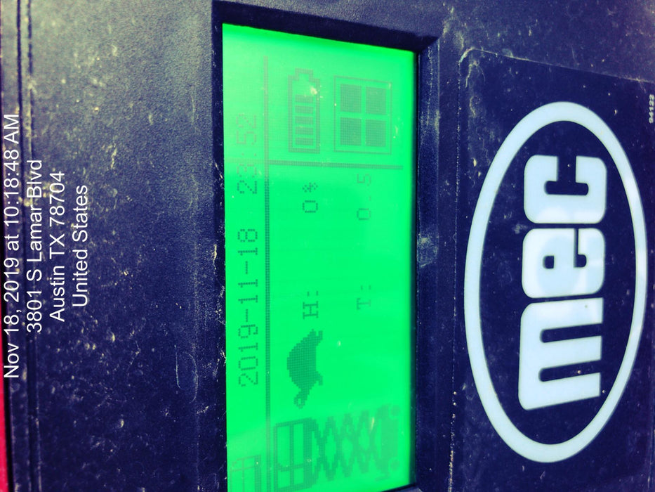 2019 MEC 1330SE Motion Alarm, Beacon, Includes MachineLink keypad and telematics device