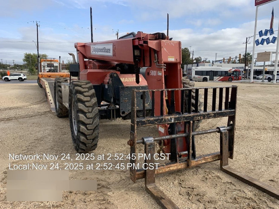 2017 Manitou 12042 Manitou MTA 12042, Solid Tires, 66" Carriage, Open ROPS, Flashing Beacon and Work Light Package