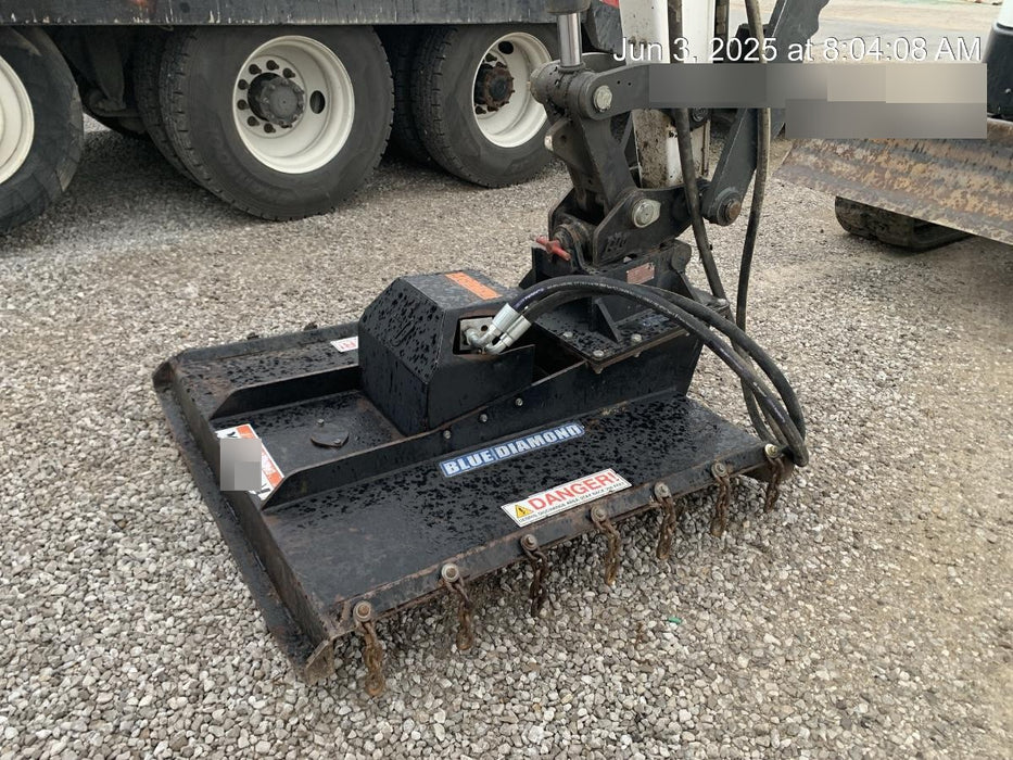2019 BLUE DIAMOND 42" Brush Cutter, Mini Excavator