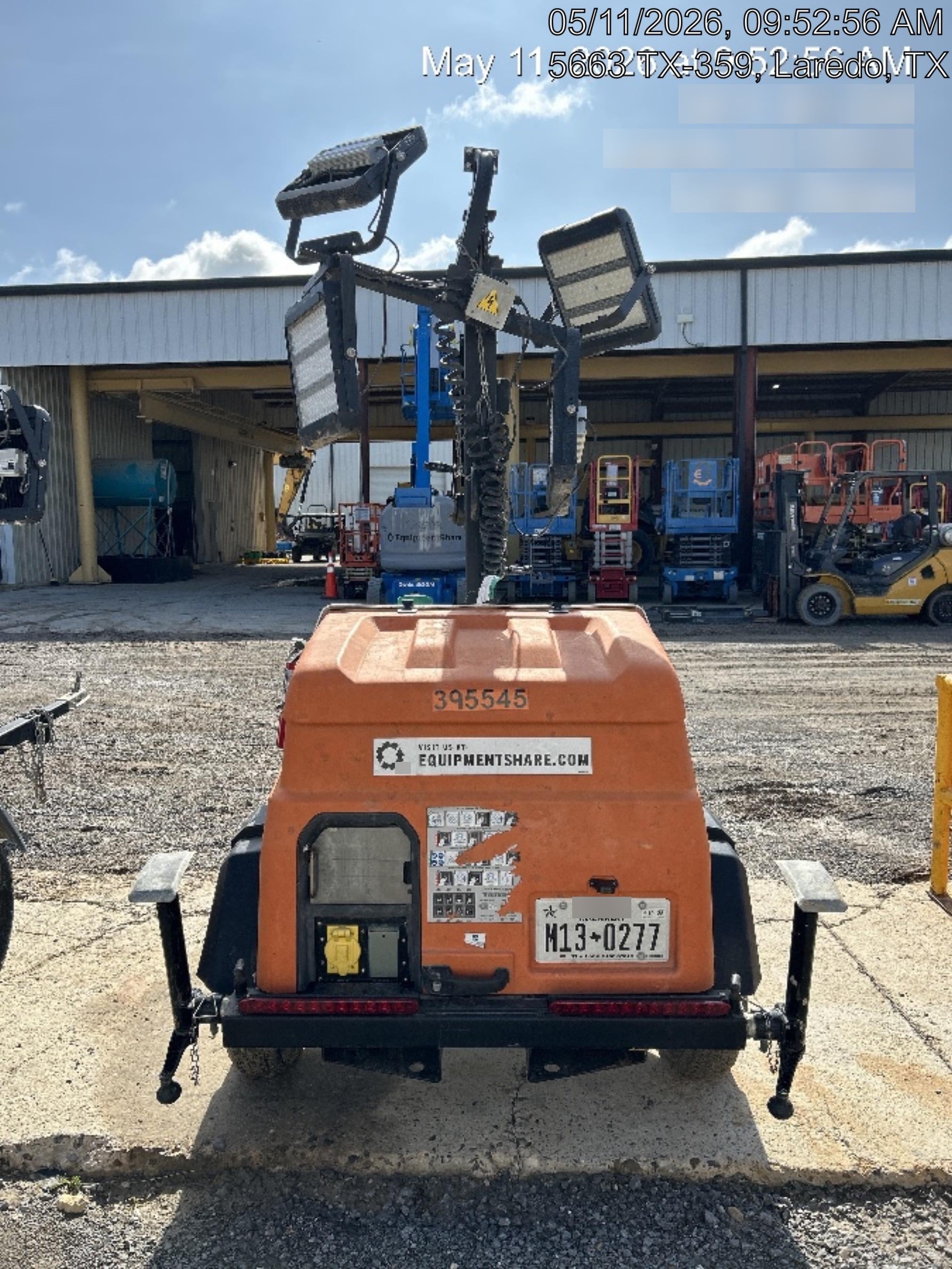 2024 Generac MLT2 Diesel, Flex Switch 120V Input, Powerzone Controller, 
(4) 320W LED Lights, 4kW Generator, 39.9 Gal Fuel Tank, 2" Ball, T3