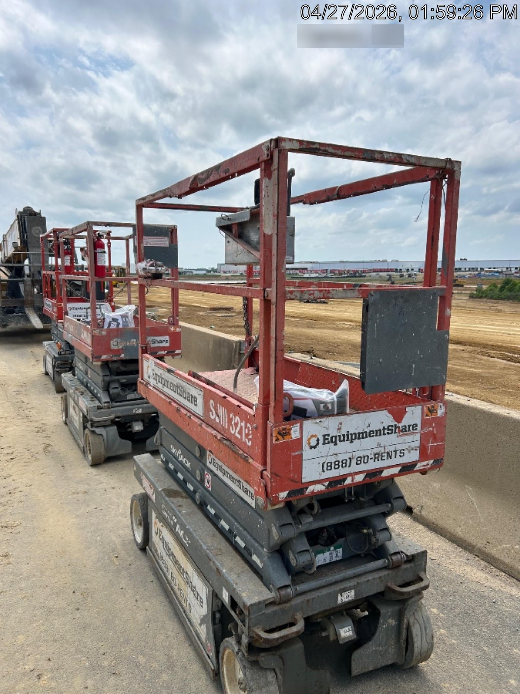 2019 Skyjack SJIII-3219 Standard Options, Trojan Batteries