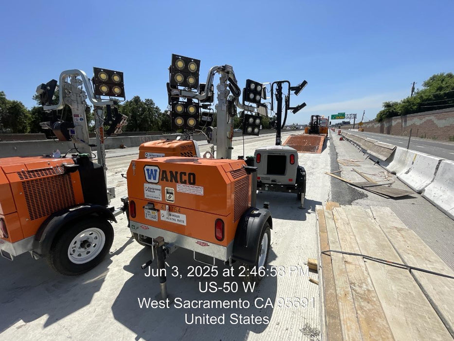 2024 Wanco WLTT-4MM4K Diesel, Deep Sea Controller, Shore Power Plug, Auto Start, (4) 350W LED Floodlights, 4kW Generator, 60 Gal Fuel Tank, 2" Ball, T3