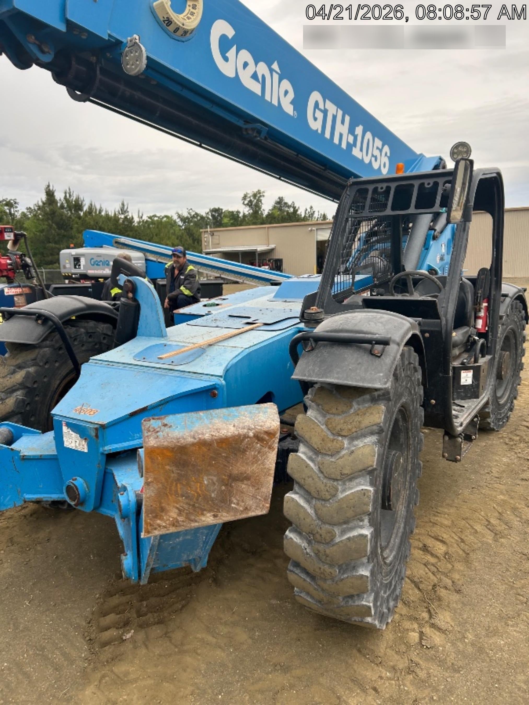 2017 Genie GTH-1056 Genie GTH1056, Solid Tires, 60" carriage, Light Kit, Open ROPS