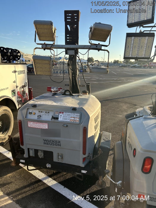 2019 Wacker Neuson LTV6K-LED LTV6K Light Tower, LED 300W, Telematics EQ SH Kubota