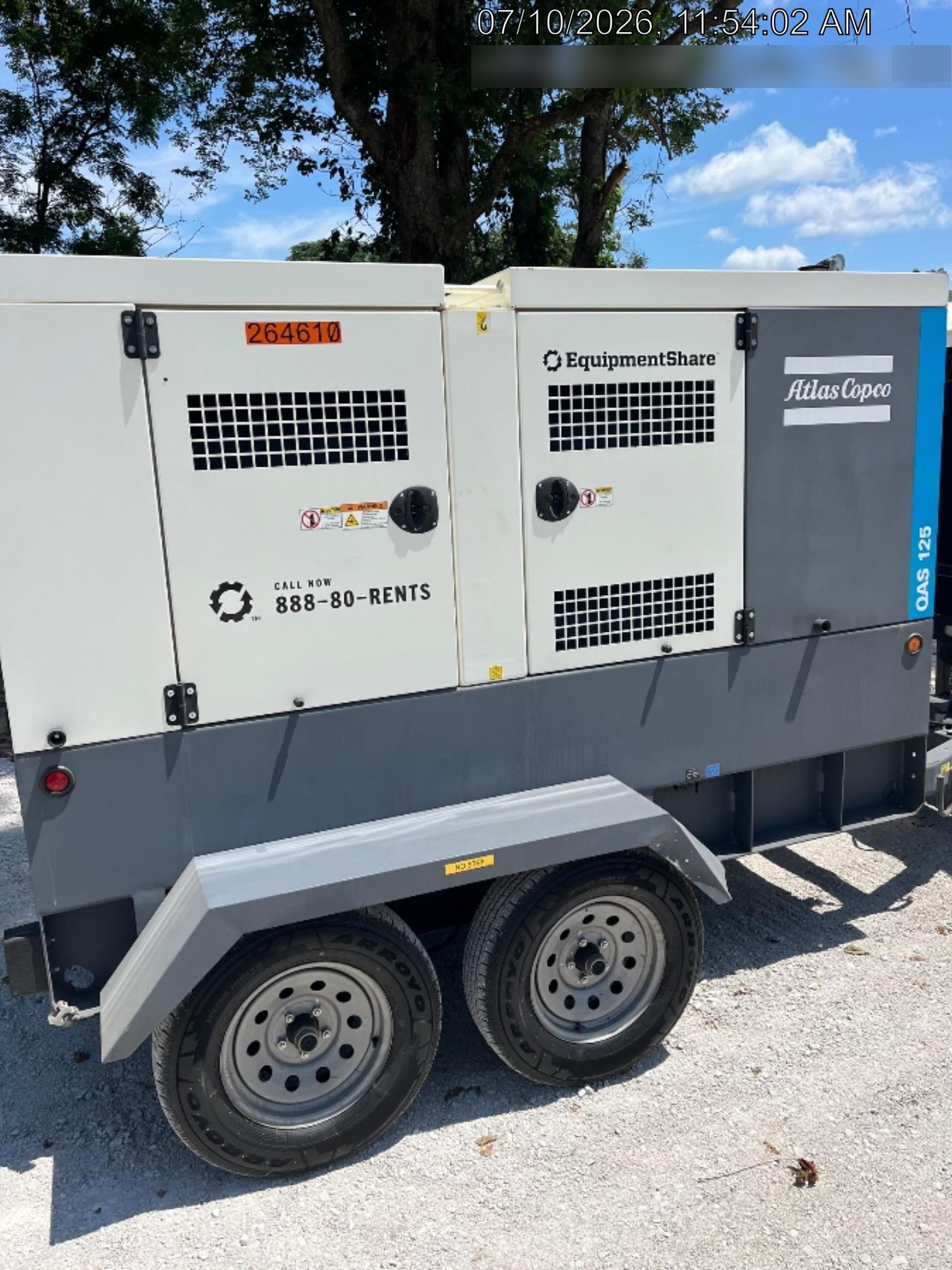 2022 ATLAS COPCO QAS 125