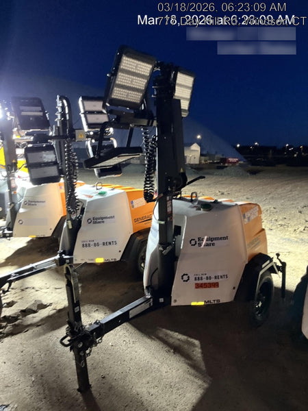2023 Generac MLT2 Diesel, Flex Switch 120V Input, Powerzone Controller, (4) 320W LED Lights, 4kW Generator, 39.9 Gal Fuel Tank, 2" Ball, T3