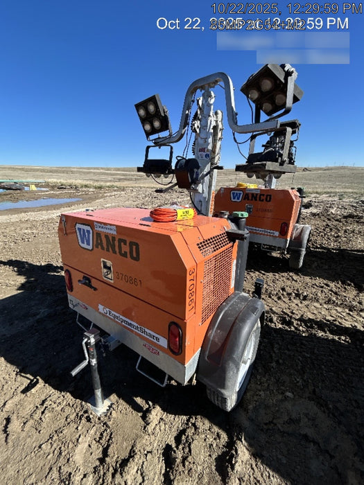 2023 Wanco WLTT-4MM4K Diesel, Deep Sea Controller, Shore Power Plug, Auto Start, (4) 350W LED Floodlights, 4kW Generator, 60 Gal Fuel Tank, 2" Ball, T3