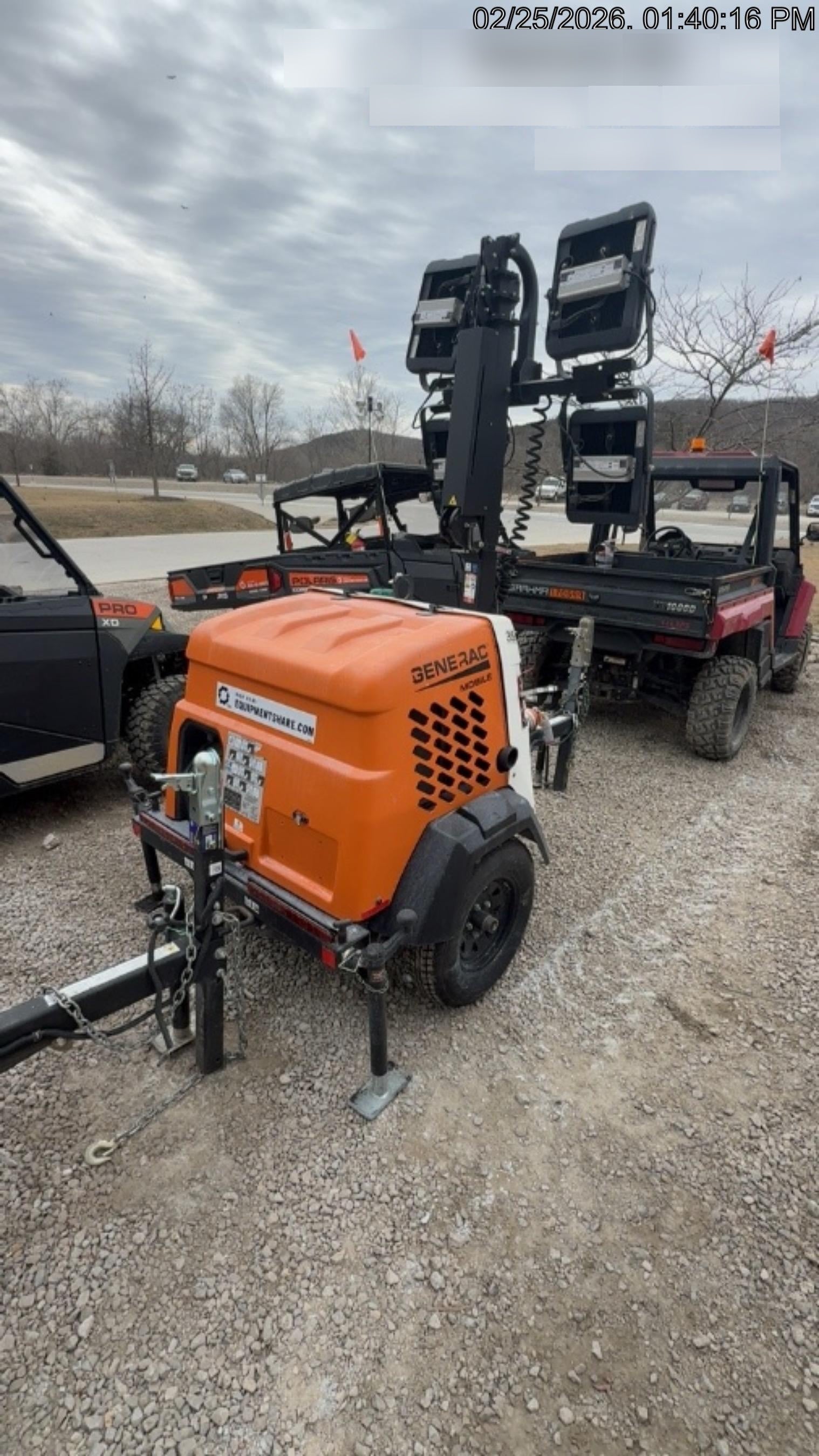 2023 Generac MLT2 Diesel, Flex Switch 120V Input, Powerzone Controller, (4) 320W LED Lights, 4kW Generator, 39.9 Gal Fuel Tank, 2" Ball, T3