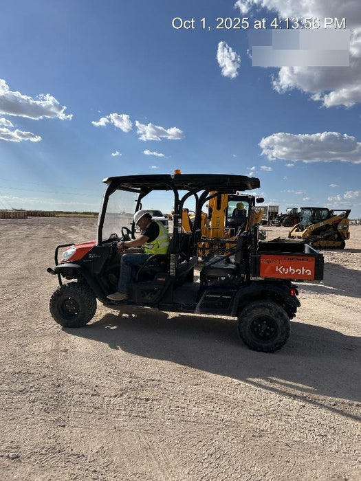 2022 Kubota RTV-X1140W-H Plastic Canopy, Windshield Acrylic Clear, LED Strobe Light, Wire Harness Kit, Back up Alarm