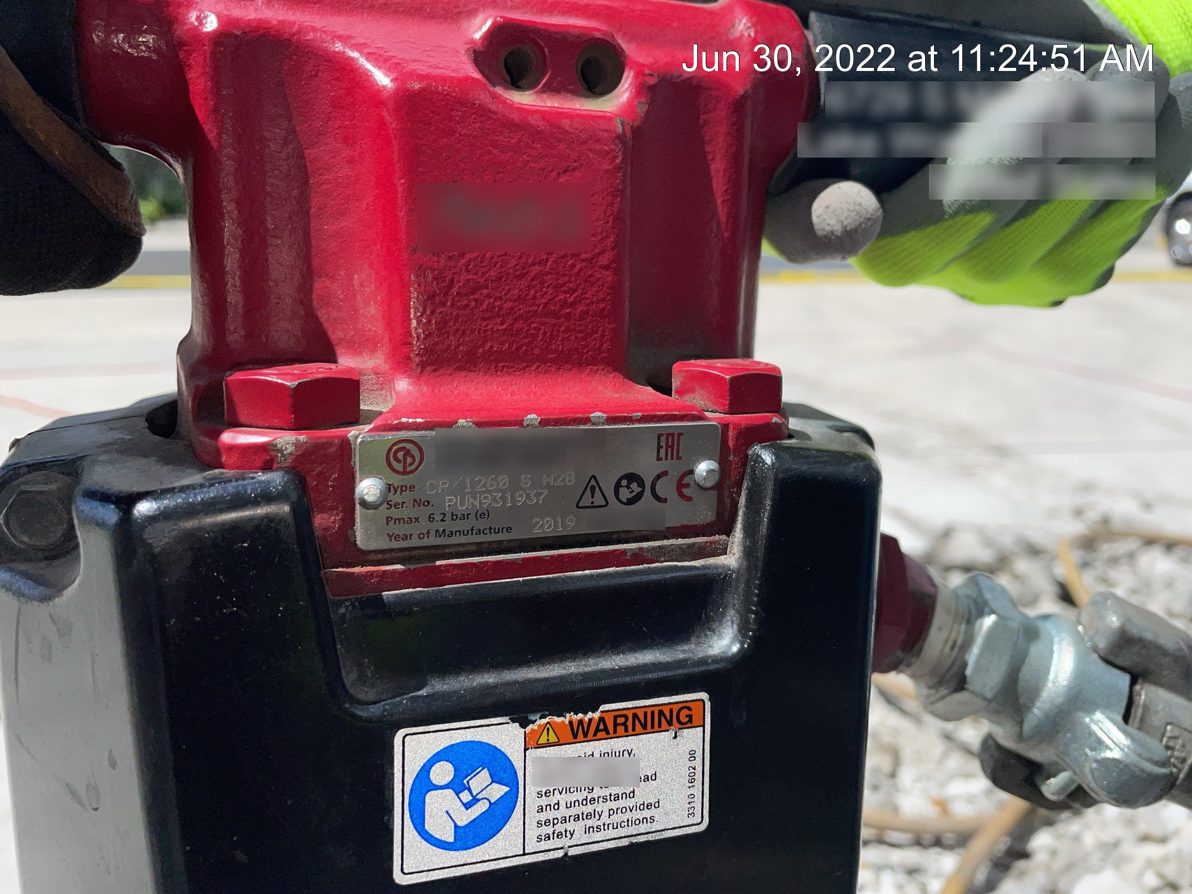2020 CHICAGO PNEUMATIC CP 1260 S