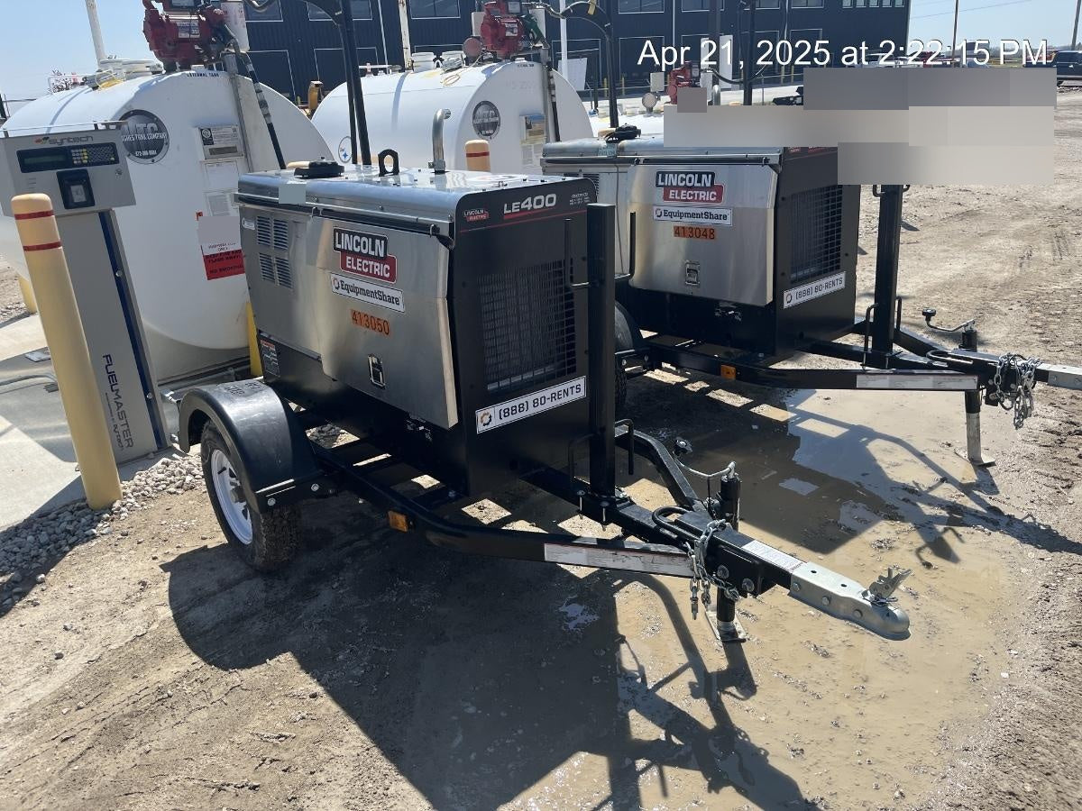 2024 Lincoln Electric LE400 Kubota V1505, Trlr, Cable Rack, Light Kit, ES Decals, T3