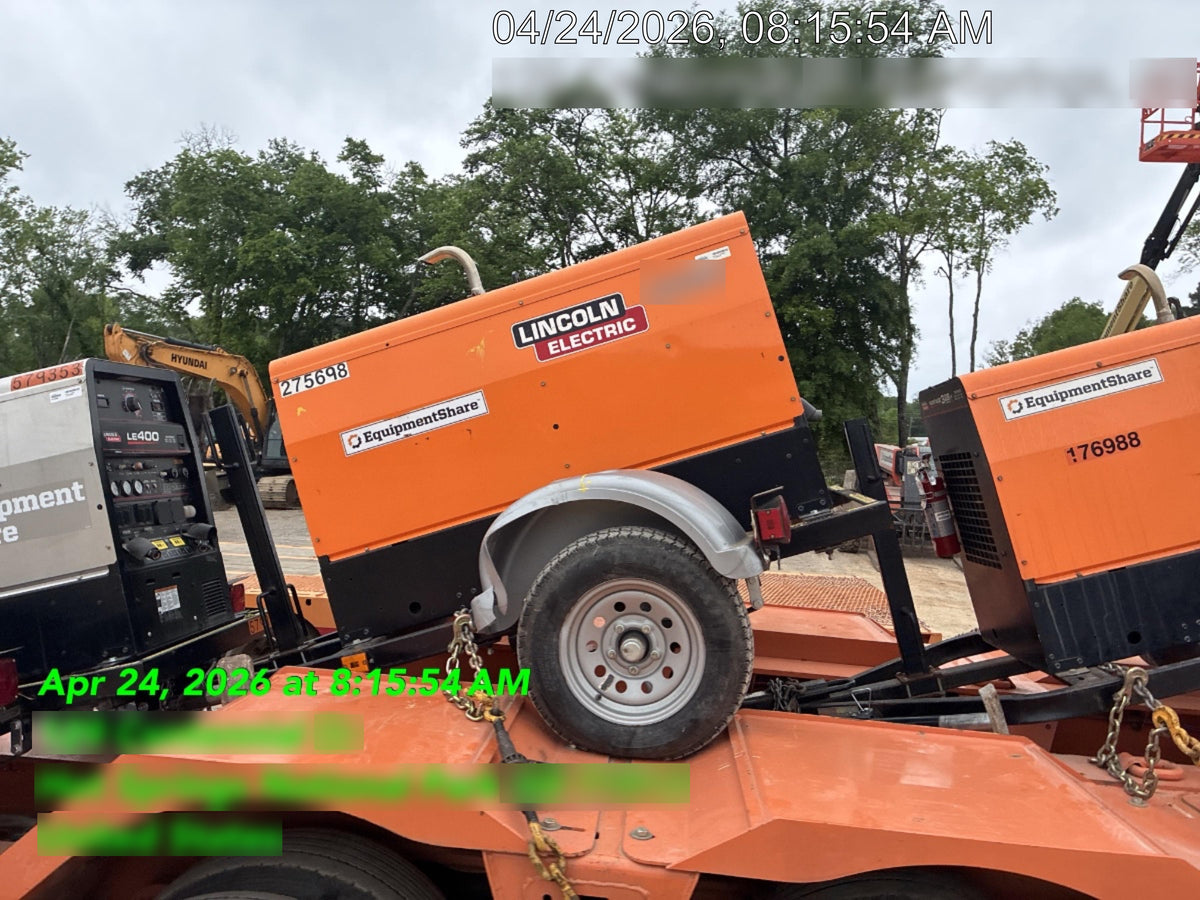 2022 Lincoln Electric LE400 Kubota V1505, Trlr, Cable Rack, Light Kit, ES Decals, T3